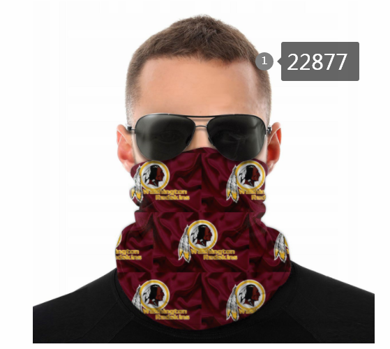 2021 NFL Washington Redskins #51 Dust mask with filter->nfl dust mask->Sports Accessory